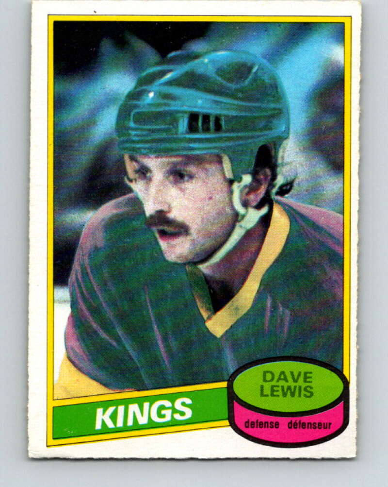 1980-81 O-Pee-Chee #196 Dave Lewis Los Angeles Kings V38960