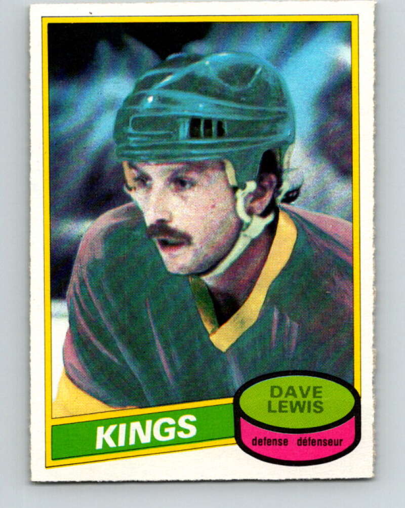 1980-81 O-Pee-Chee #196 Dave Lewis Los Angeles Kings V38962
