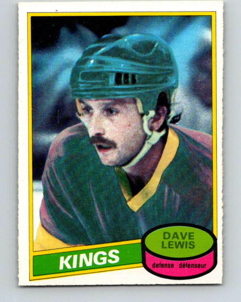 1980-81 O-Pee-Chee #196 Dave Lewis Los Angeles Kings V38965