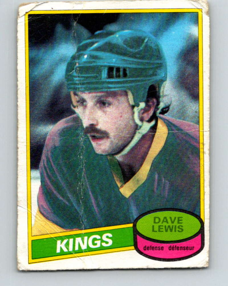 1980-81 O-Pee-Chee #196 Dave Lewis Los Angeles Kings V38966