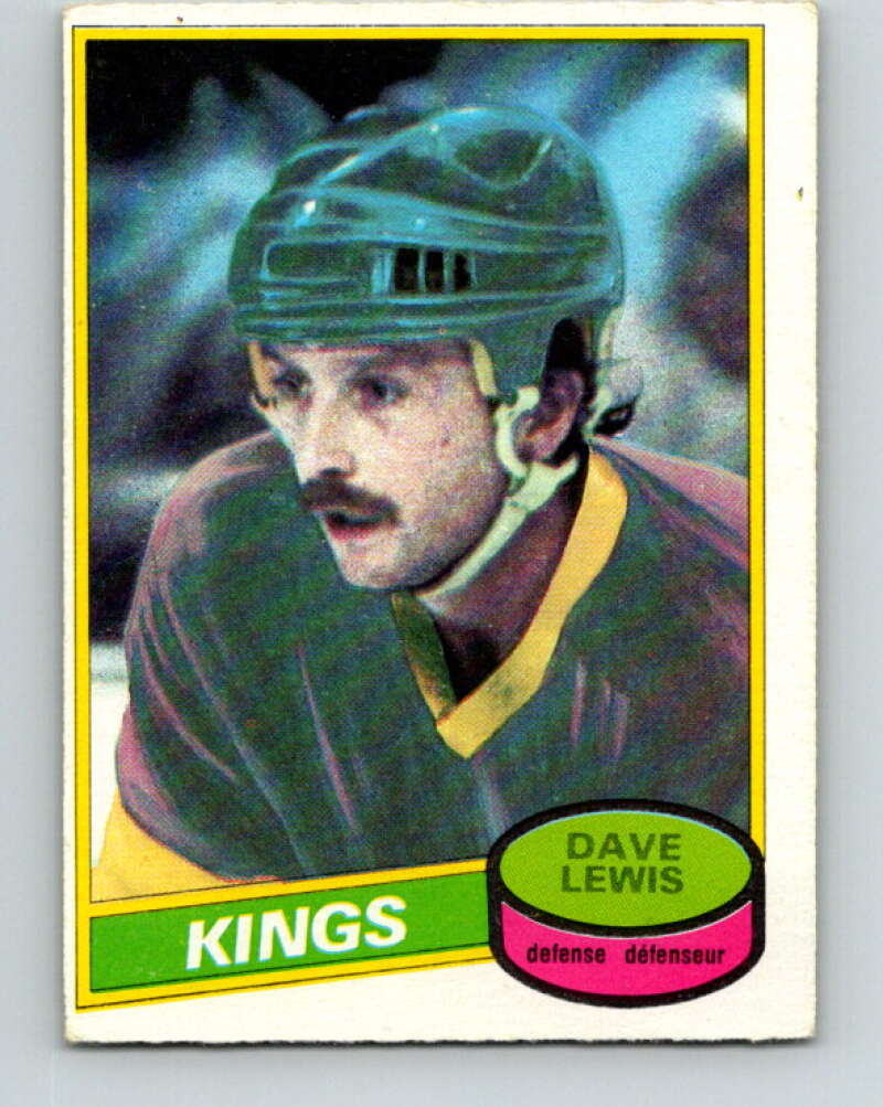 1980-81 O-Pee-Chee #196 Dave Lewis Los Angeles Kings V38967