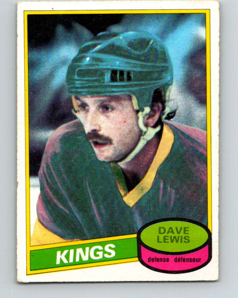 1980-81 O-Pee-Chee #196 Dave Lewis Los Angeles Kings V38968