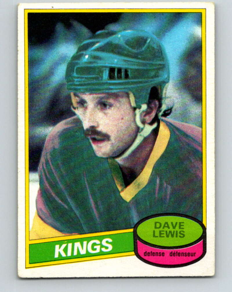 1980-81 O-Pee-Chee #196 Dave Lewis Los Angeles Kings V38970