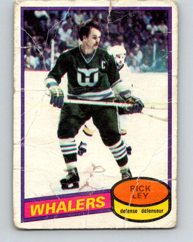 1980-81 O-Pee-Chee #198 Rick Ley Hartford Whalers V38972
