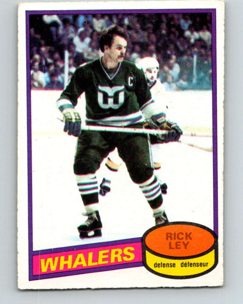 1980-81 O-Pee-Chee #198 Rick Ley Hartford Whalers V38974