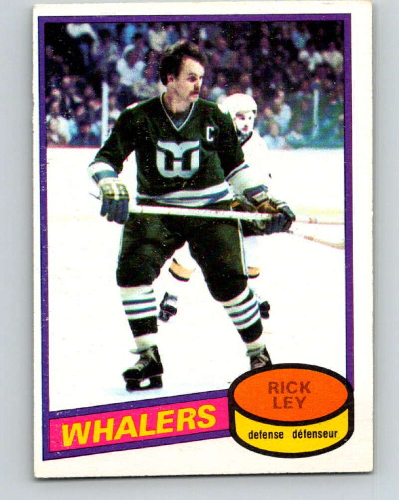 1980-81 O-Pee-Chee #198 Rick Ley Hartford Whalers V38980