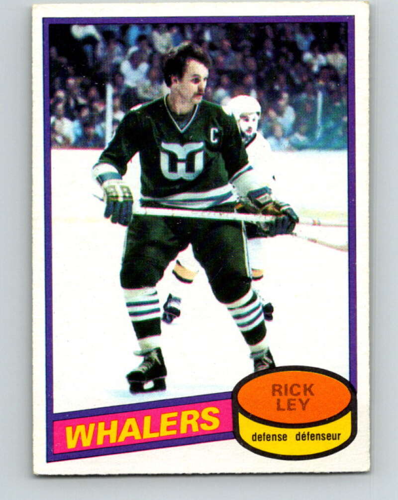 1980-81 O-Pee-Chee #198 Rick Ley Hartford Whalers V38981