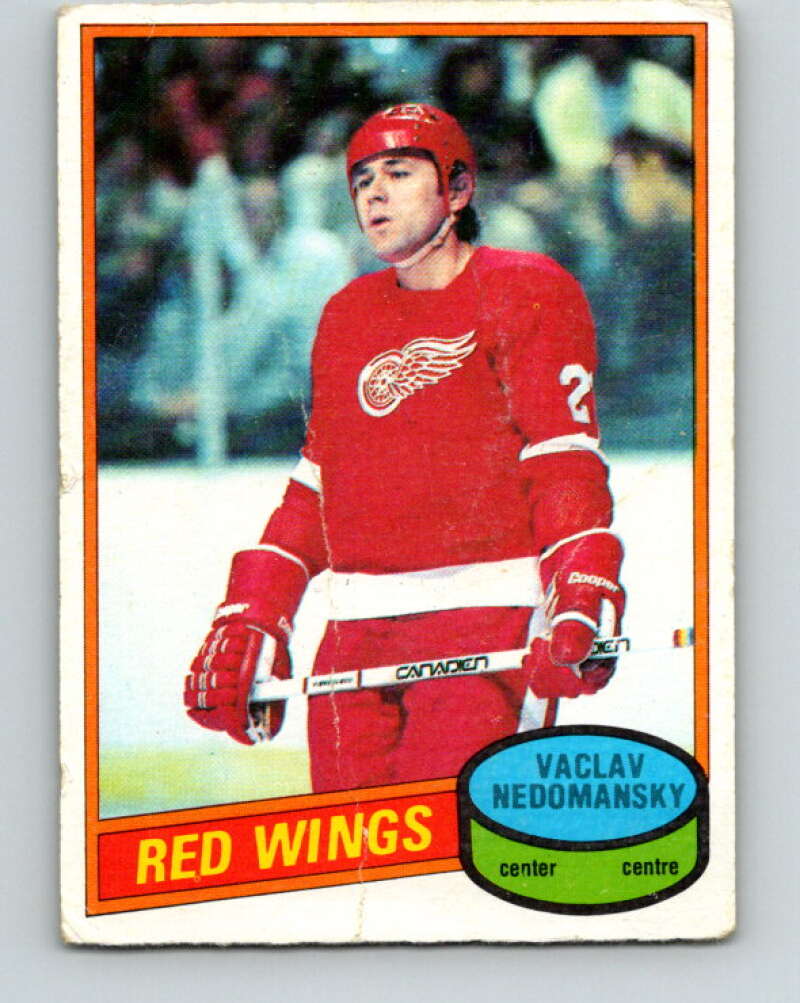1980-81 O-Pee-Chee #202 Vaclav Nedomansky Detroit Red Wings V39007