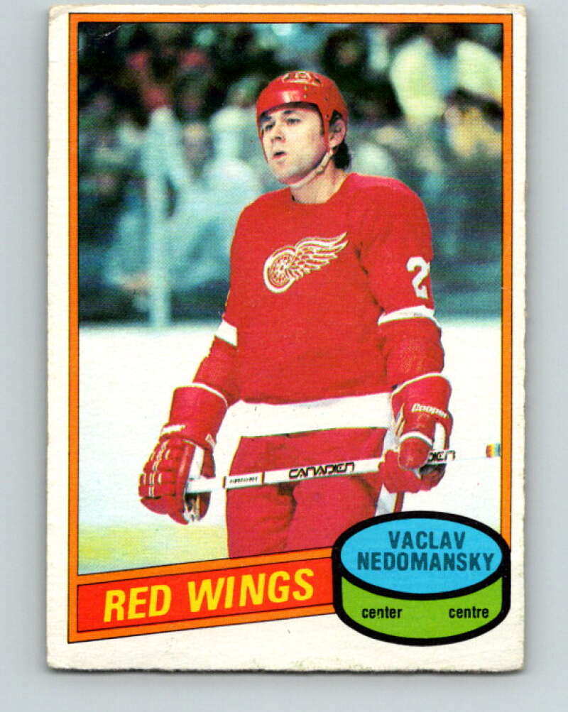 1980-81 O-Pee-Chee #202 Vaclav Nedomansky Detroit Red Wings V39017