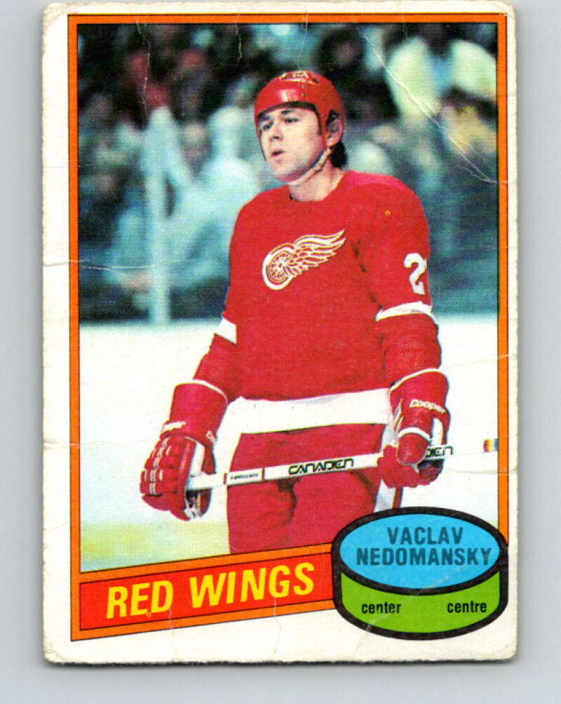 1980-81 O-Pee-Chee #202 Vaclav Nedomansky Detroit Red Wings V39019
