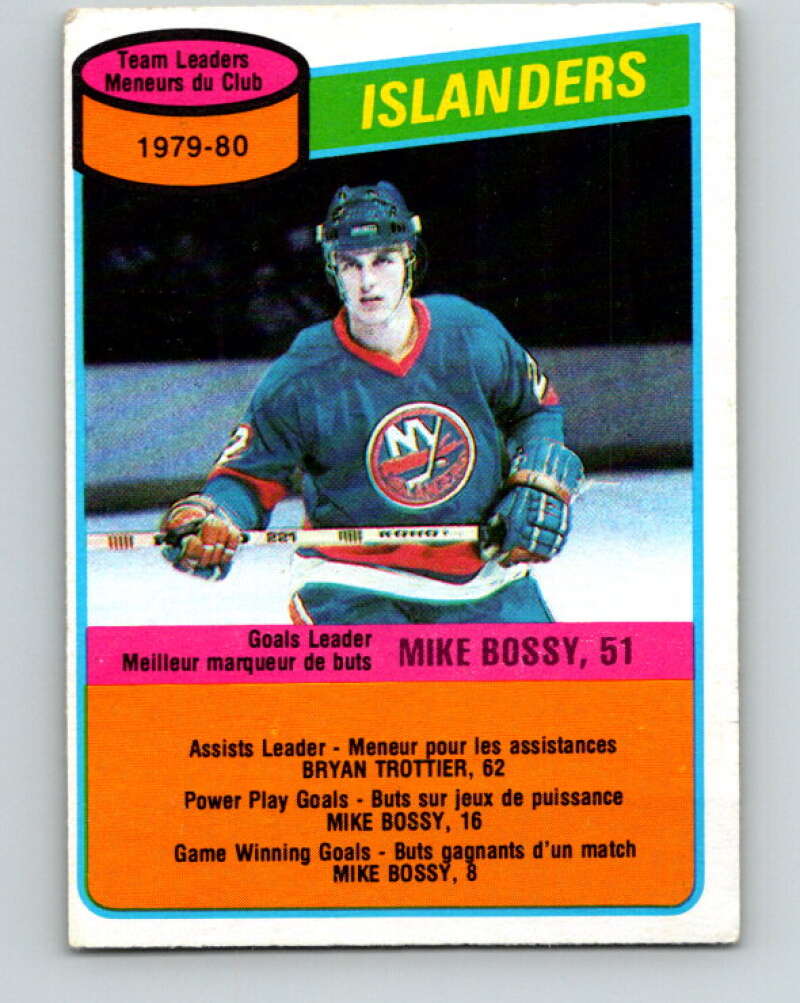 1980-81 O-Pee-Chee #204 Mike Bossy TL New York Islanders V39132