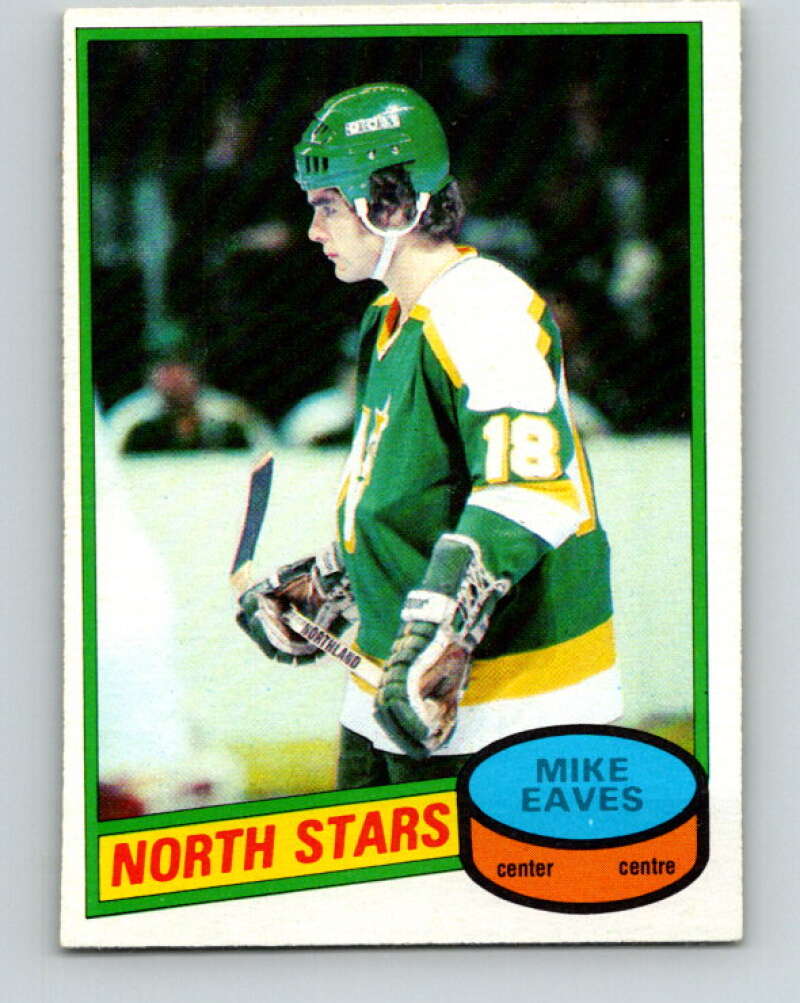 1980-81 O-Pee-Chee #206 Mike Eaves RC Rookie Minnesota North Stars V39160