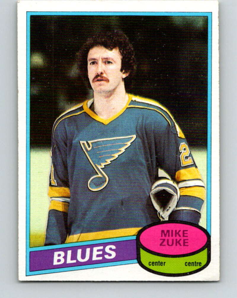 1980-81 O-Pee-Chee #209 Mike Zuke RC Rookie St. Louis Blues V39188