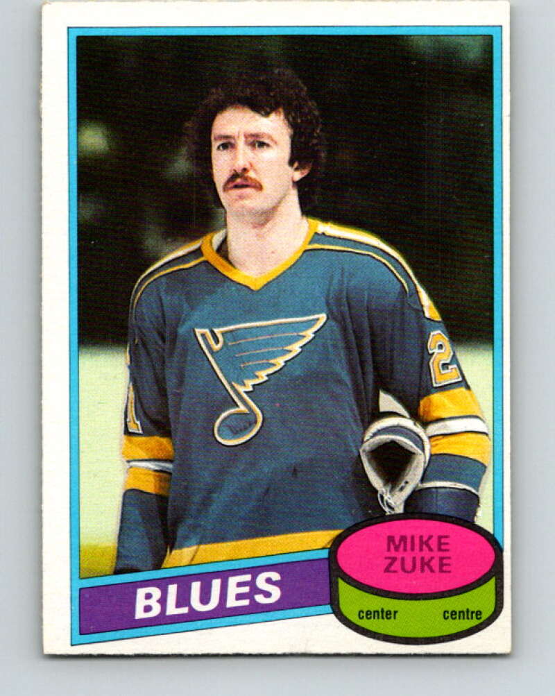 1980-81 O-Pee-Chee #209 Mike Zuke RC Rookie St. Louis Blues V39189