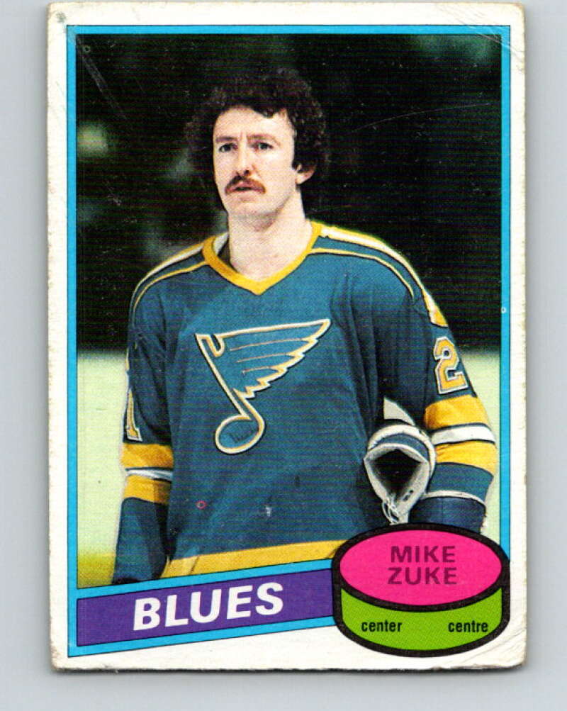 1980-81 O-Pee-Chee #209 Mike Zuke RC Rookie St. Louis Blues V39196