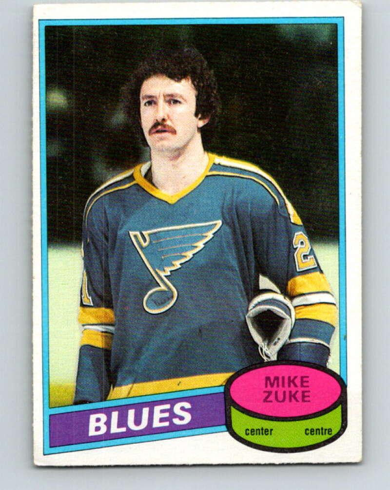 1980-81 O-Pee-Chee #209 Mike Zuke RC Rookie St. Louis Blues V39199