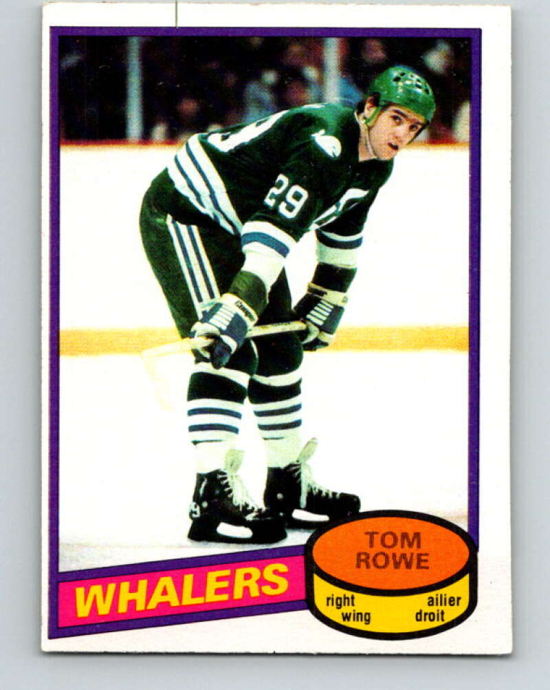 1980-81 O-Pee-Chee #214 Tom Rowe Hartford Whalers V39239