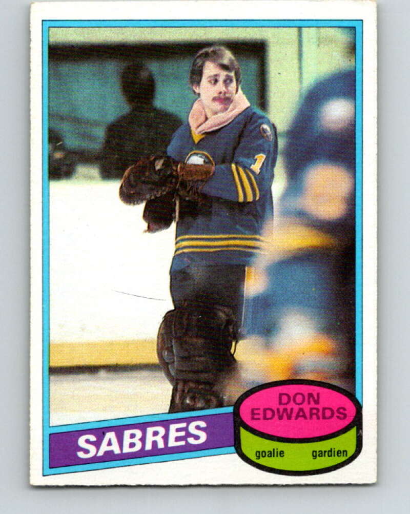 1980-81 O-Pee-Chee #215 Don Edwards Buffalo Sabres V39249