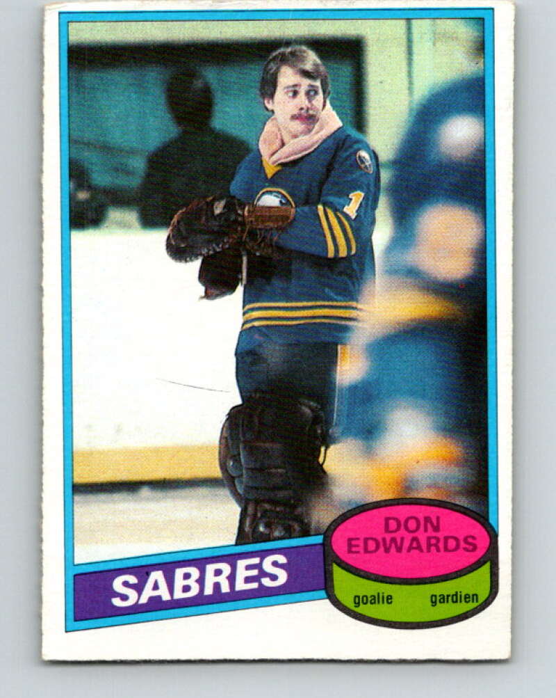 1980-81 O-Pee-Chee #215 Don Edwards Buffalo Sabres V39254