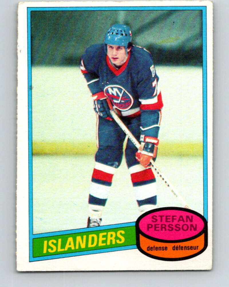 1980-81 O-Pee-Chee #219 Stefan Persson New York Islanders V39296