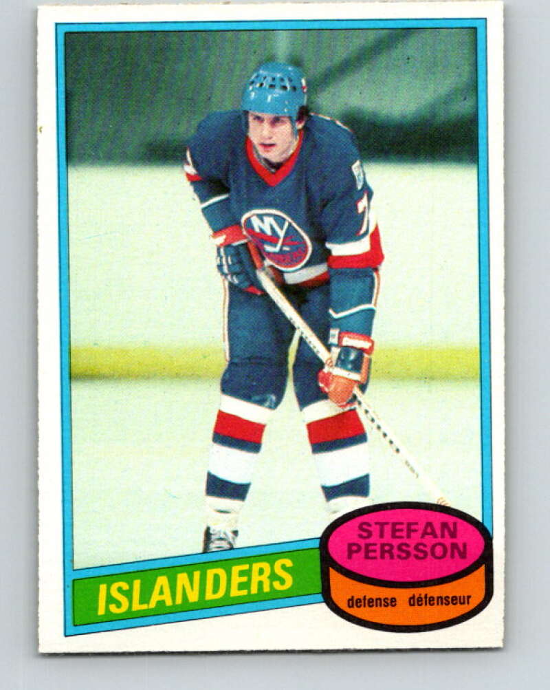 1980-81 O-Pee-Chee #219 Stefan Persson New York Islanders V39298