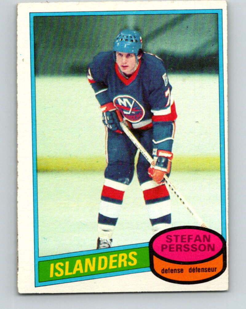 1980-81 O-Pee-Chee #219 Stefan Persson New York Islanders V39299