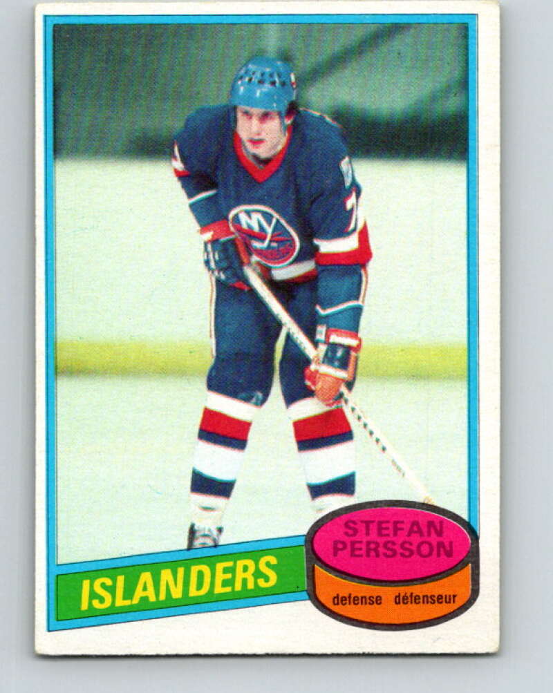 1980-81 O-Pee-Chee #219 Stefan Persson New York Islanders V39300