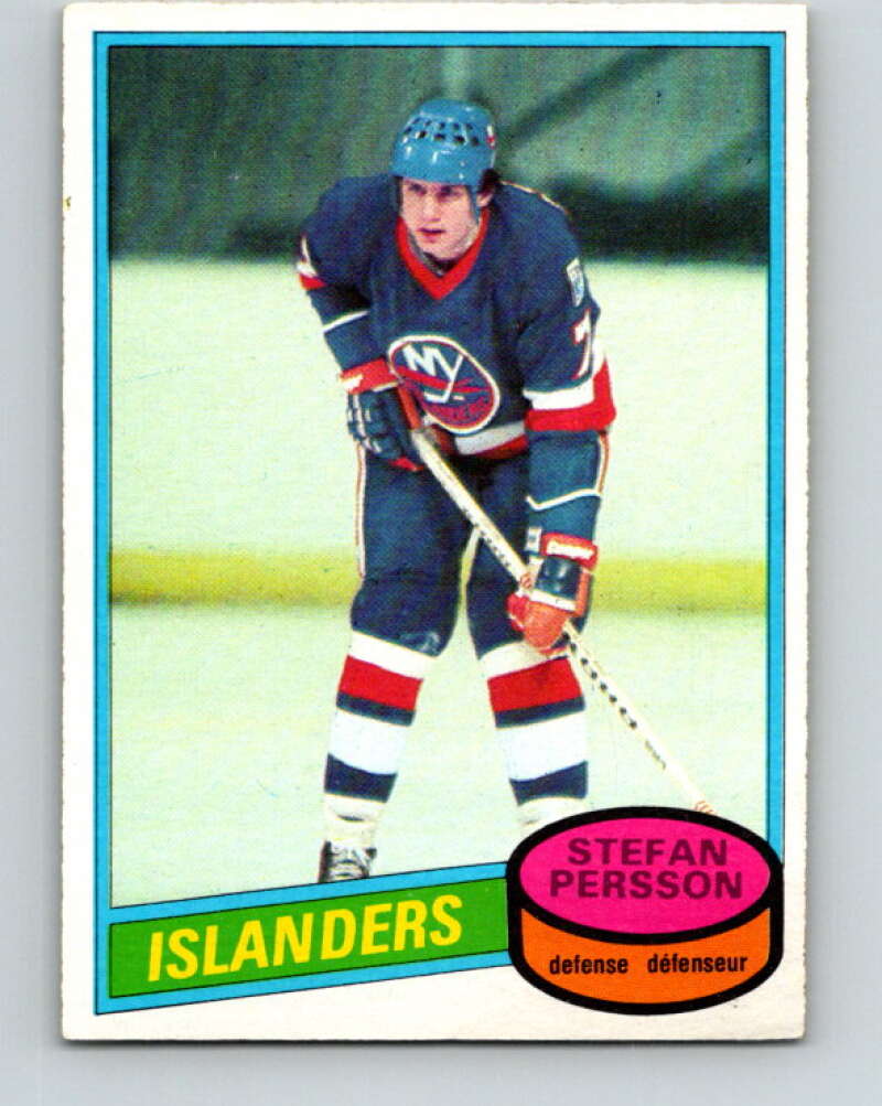 1980-81 O-Pee-Chee #219 Stefan Persson New York Islanders V39301
