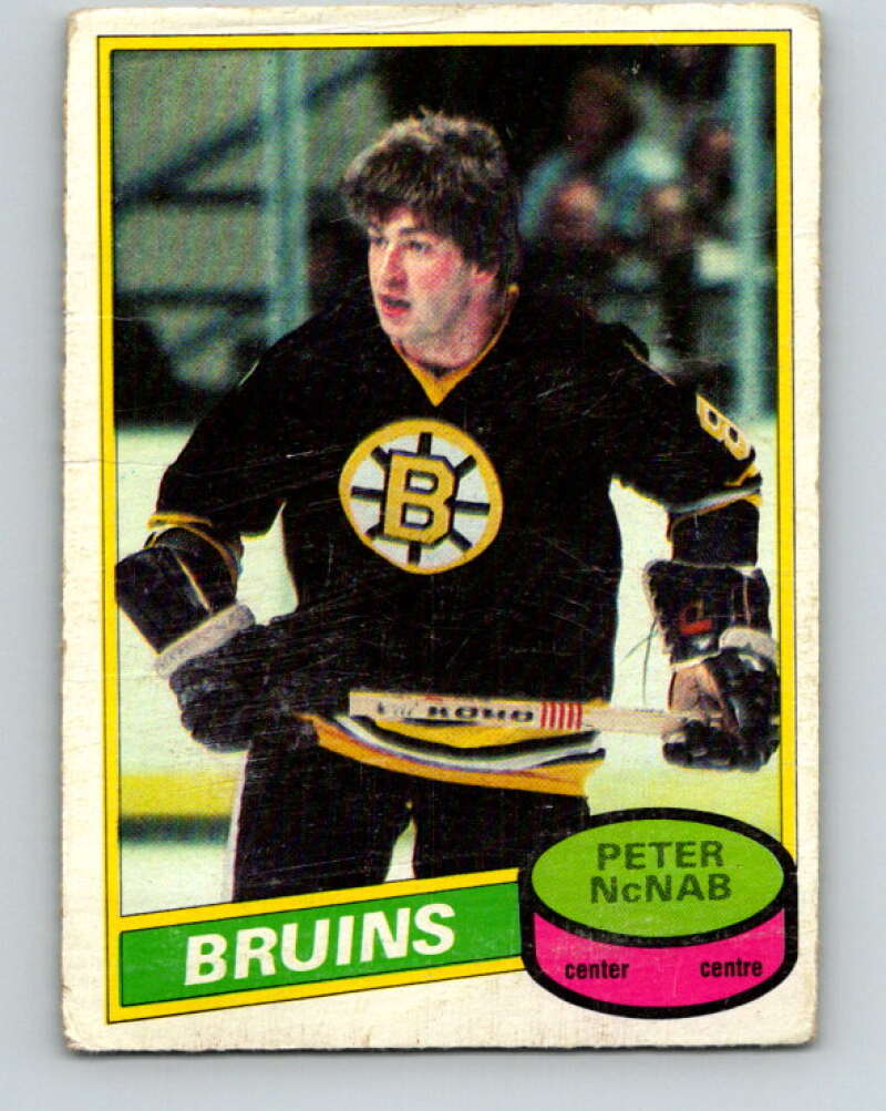 1980-81 O-Pee-Chee #220 Peter McNab Boston Bruins V39302