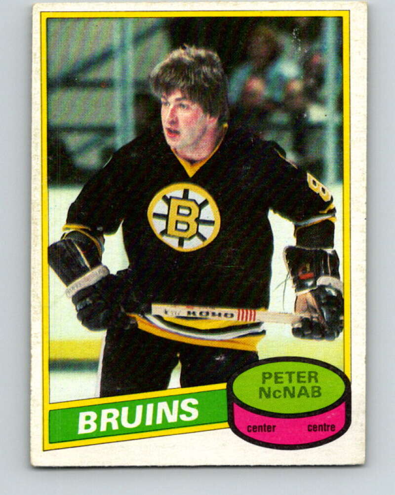 1980-81 O-Pee-Chee #220 Peter McNab Boston Bruins V39306