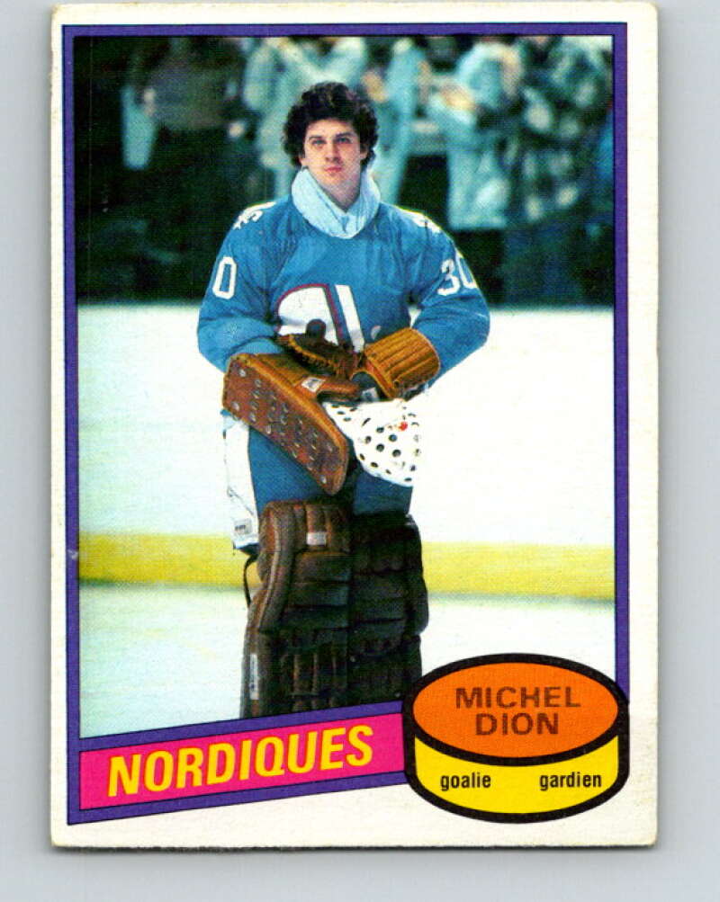 1980-81 O-Pee-Chee #223 Michel Dion Quebec Nordiques V39335