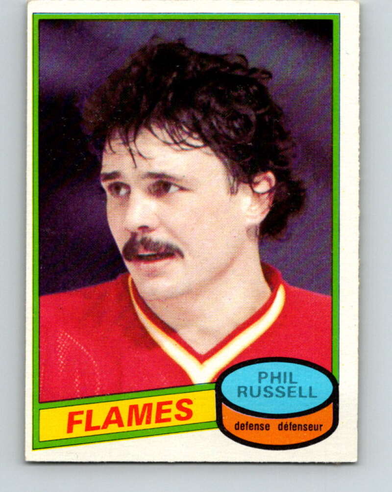 1980-81 O-Pee-Chee #226 Phil Russell Calgary Flames V39353