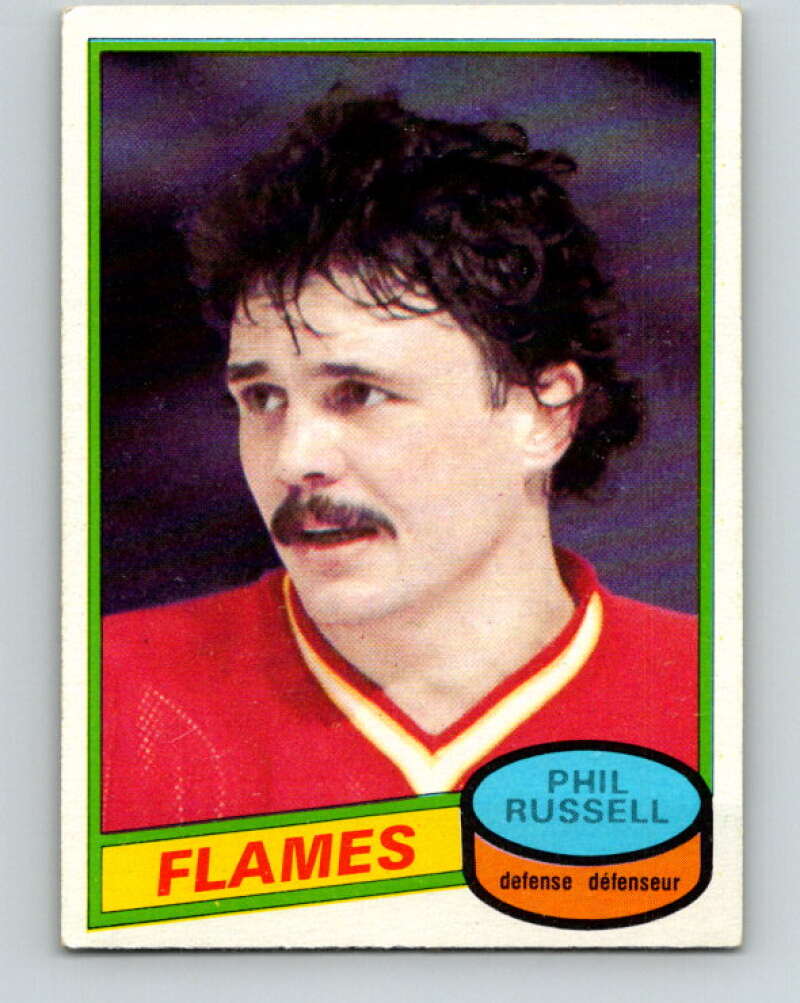 1980-81 O-Pee-Chee #226 Phil Russell Calgary Flames V39355