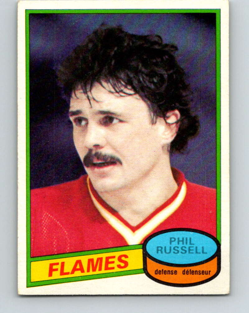1980-81 O-Pee-Chee #226 Phil Russell Calgary Flames V39356