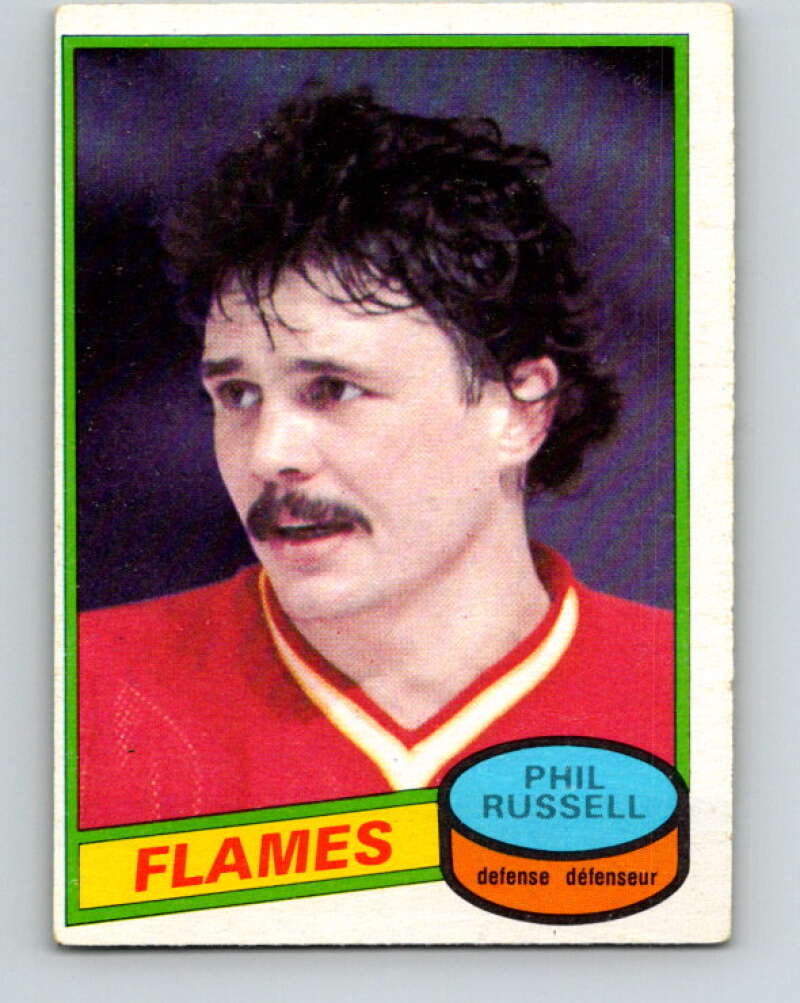 1980-81 O-Pee-Chee #226 Phil Russell Calgary Flames V39359
