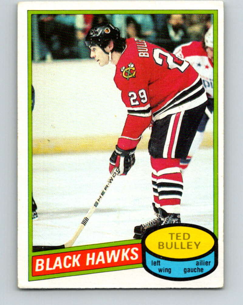 1980-81 O-Pee-Chee #229 Ted Bulley Chicago Blackhawks V39390