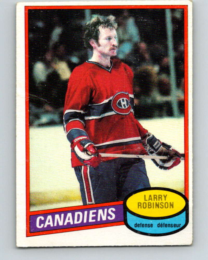 1980-81 O-Pee-Chee #230 Larry Robinson Montreal Canadiens V39401