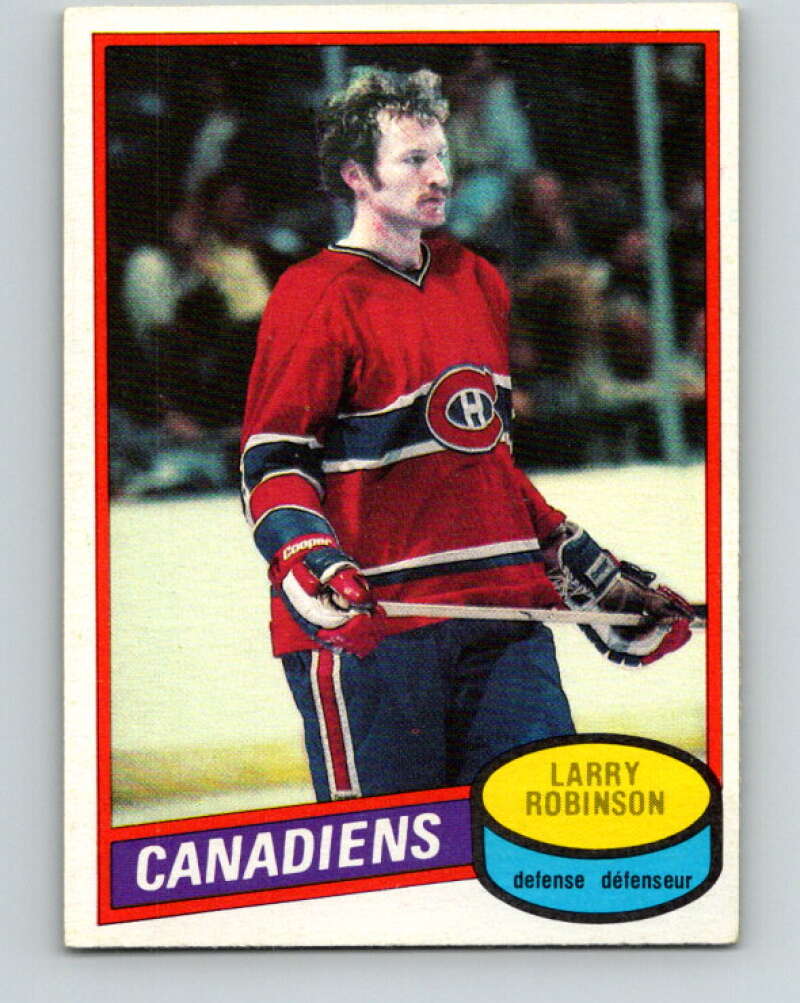 1980-81 O-Pee-Chee #230 Larry Robinson Montreal Canadiens V39402