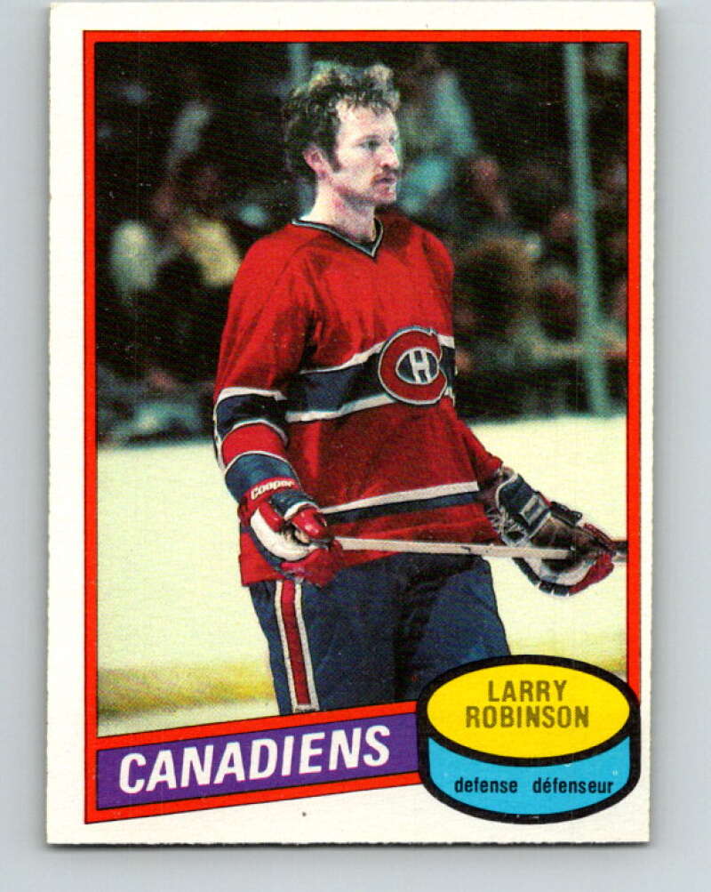 1980-81 O-Pee-Chee #230 Larry Robinson Montreal Canadiens V39403