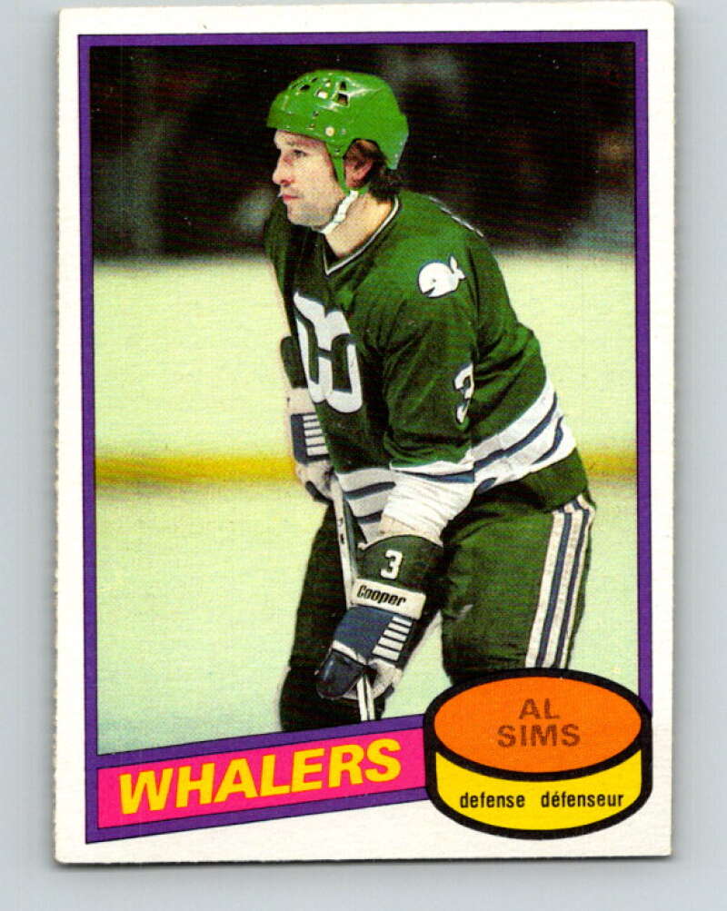 1980-81 O-Pee-Chee #233 Al Sims Hartford Whalers V39431