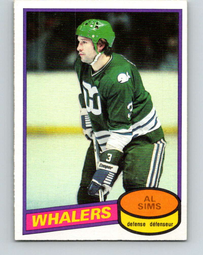 1980-81 O-Pee-Chee #233 Al Sims Hartford Whalers V39432