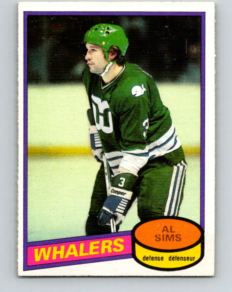 1980-81 O-Pee-Chee #233 Al Sims Hartford Whalers V39434