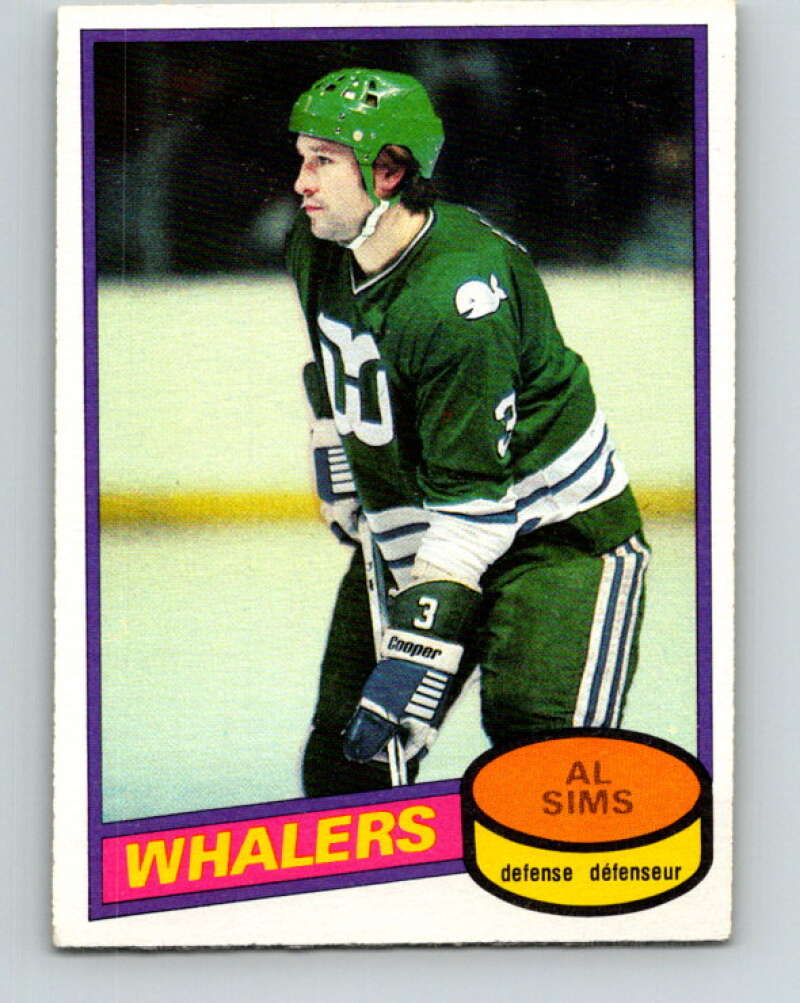 1980-81 O-Pee-Chee #233 Al Sims Hartford Whalers V39435