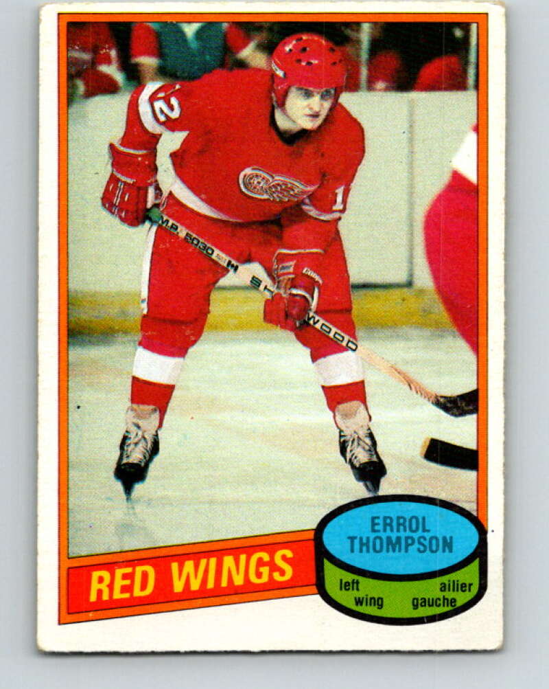 1980-81 O-Pee-Chee #234 Errol Thompson Detroit Red Wings V39446