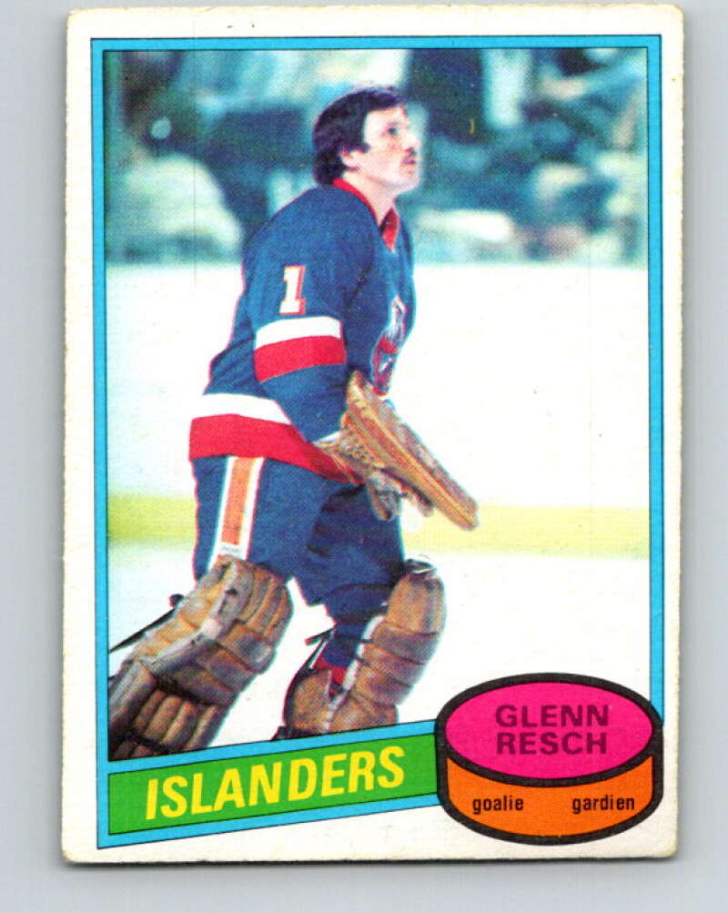 1980-81 O-Pee-Chee #235 Glenn Resch New York Islanders V39448