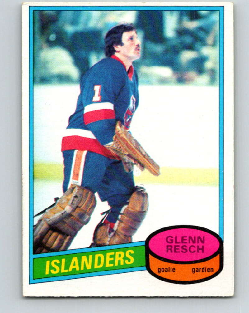 1980-81 O-Pee-Chee #235 Glenn Resch New York Islanders V39457