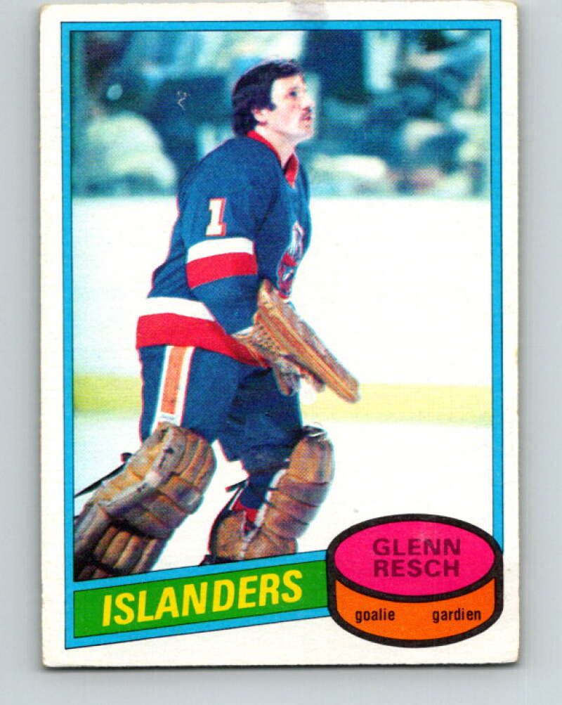 1980-81 O-Pee-Chee #235 Glenn Resch New York Islanders V39458