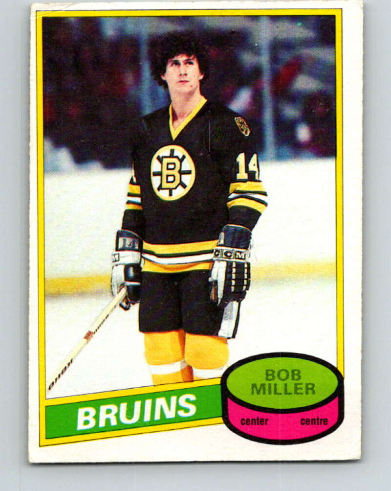 1980-81 O-Pee-Chee #236 Bob Miller Boston Bruins V39462