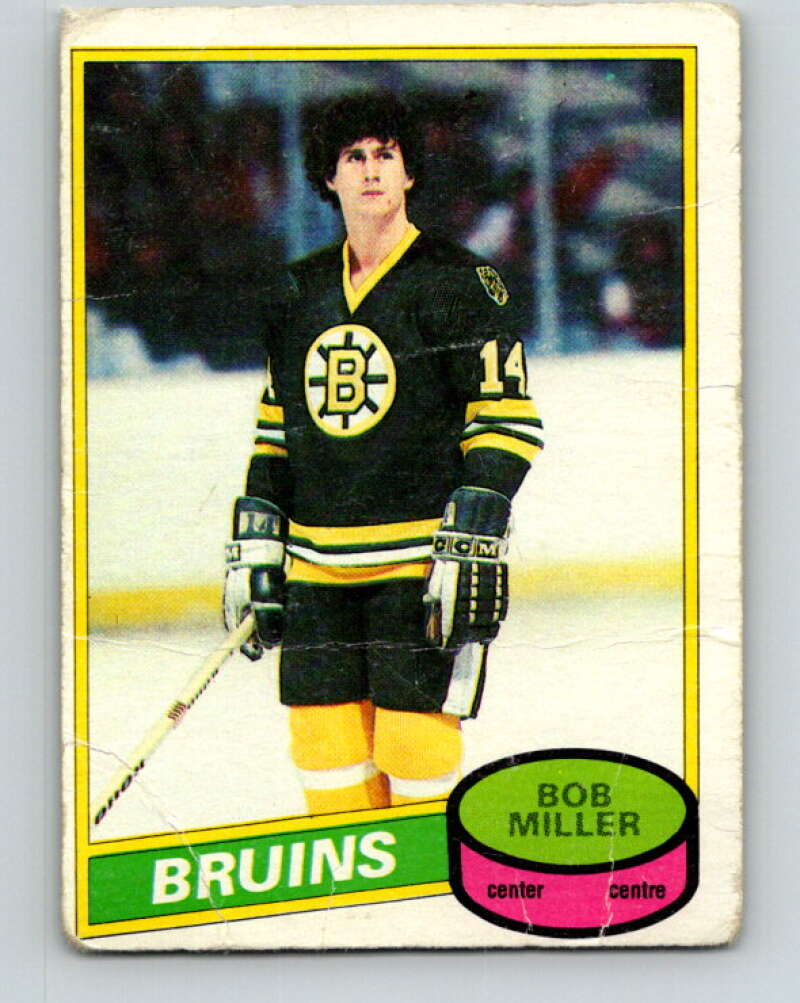 1980-81 O-Pee-Chee #236 Bob Miller Boston Bruins V39464