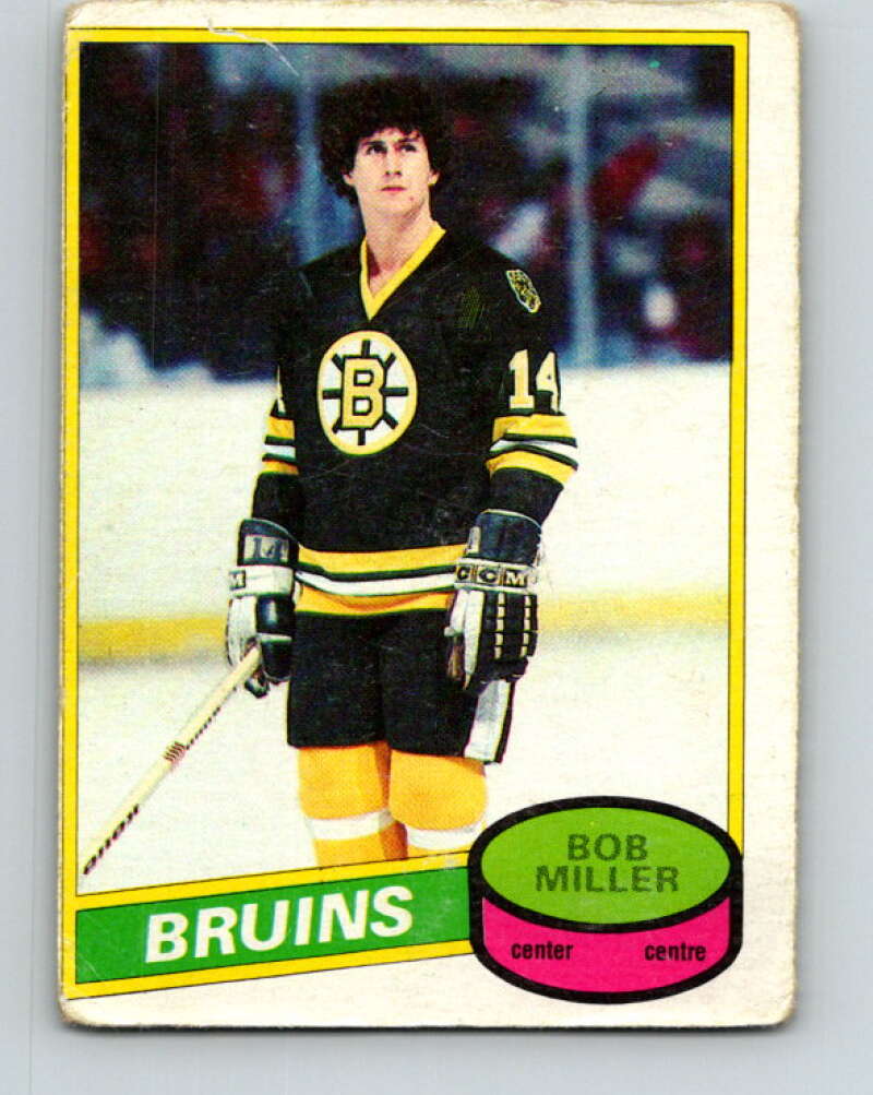 1980-81 O-Pee-Chee #236 Bob Miller Boston Bruins V39473